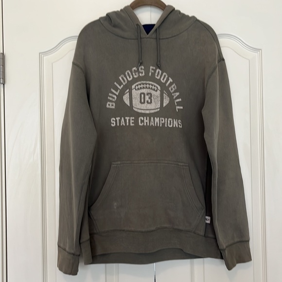 Hunter Green Aeropostale Sm Hooded Sweatshirt - Picture 3 of 7